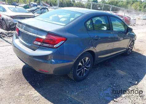 2013 Honda Civic Ex-L из США, поврежденный, VIN 19XFB2F90DE265147